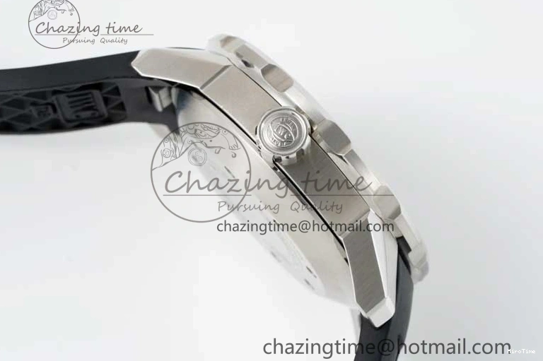 MIROTIME 0322 Premium Aquatimer Automatic SS RSF 1:1 Best Edition White Black Dial on Black Rubber Strap A 7067